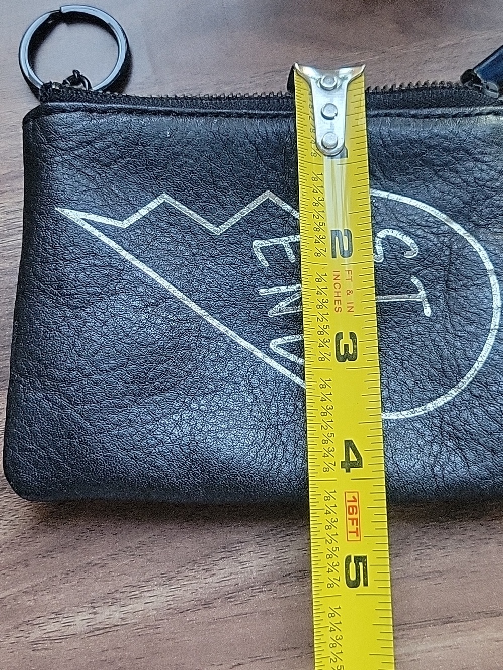 Rebecca Minkoff Black Leather Logo Coin Purse Pouch - Picture 8 of 9